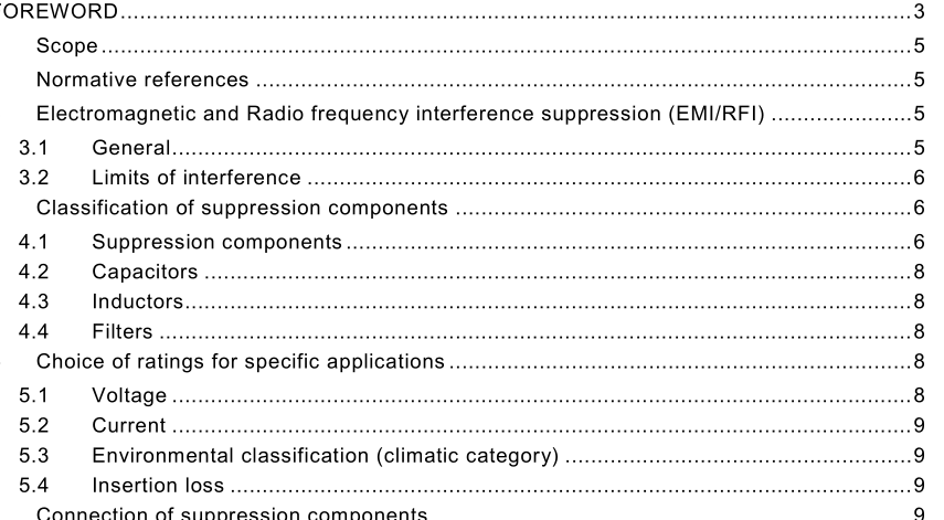IEC 60940-2015 pdf Guidance information on the application of capacitors, resistors, inductors and complete filter units for electromagnetic interference suppression