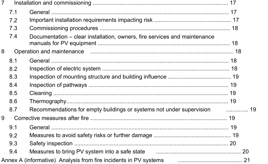 IEC TR 63226-2021 pdf Managing fire risk related to photovoltaic (PV) systems on buildings