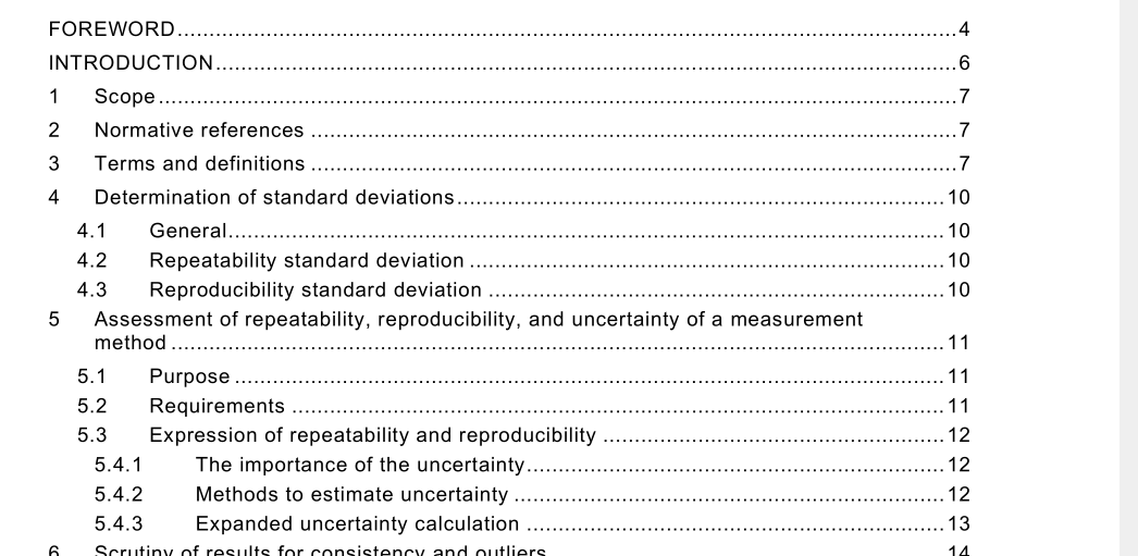 IEC TR 63250-2021 pdf Household and similar electrical appliances – Method of measuring performance – Assessment of repeatability, reproducibility and uncertainty